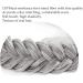 TOECWEGR Extensions Headband Hair Band Braided Classic Chunky Wide Plaited Wedding Fluffy Braids Wig Women Girl Beauty Accessory (Silver) - Buy Online on GoSupps.com