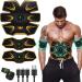 Lemeng EMS training device abdominal muscle trainer EMS abdominal muscle trainer abdominal muscle trainer USB rechargeable abdominal muscles Stimulation device LCD screen screen