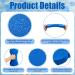 Lewtemi Water Exercise Discs - 2 Pack Hand Held Water Weight Equipment for Adults | Pool Aerobics Resistance Training in Blue - Buy Online on GoSupps.com