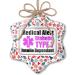 NEONBLOND Christmas Ornament: Purple Diabetic Insulin Dependant Type 1 Alert - Red White Blue Xmas Decoration - Buy Online on GoSupps.com