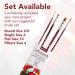 Princeton Velvetouch Filbert Brush Size 10 - Long Handle Professional Artist Brush for Acrylic & Oil - Mixed Media Brushes - Buy Online on GoSupps.com