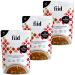 Fiid 100% Natural Vegan Microwave Ready Meals - Thai Lentil & Sweet Potato Curry - 3 x 275g (Vegetarian Food Pouch High in Fibre & Protein Low in Sugar Gluten Free)