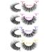 Newcally Wispy Fluffy Natural False Eyelashes - 20 Pairs Pack for Dramatic Long Strip Look - Faux Mink Lashes with Clear Band - Buy Online on GoSupps.com