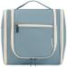 Travel Hanging Toiletry Wash Bag Makeup Cosmetic Organizer for Women (Greyish Blue (Large))