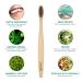 EveEco Bamboo Toothbrush - 12 Count, Soft Bristles for Sensitive Gums, Charcoal Infused, Vegan - Natural Wood, BPA Free, Recyclable, Compostable, Biodegradable - Environmentally Friendly - Buy Online on GoSupps.com