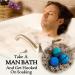 Men's Bath Bombs Gift Set - 24 Therapeutic Shea Spa Fizzers with Essential Oils. Perfect Aromatherapy Gift for Men, Husband, Boyfriend - Buy Online on GoSupps.com