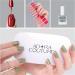Adora Couture 6W Portable UV LED Nail Lamp - Mini Cure Gel Polish Art & Stickers with 2 Timers - Buy Online on GoSupps.com