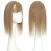 Rich Choices Clip-in Topper & Pony Bangs - Real Hair Extensions for Women | 35 cm Lace Toupet #27 Dark Blonde - Buy Online on GoSupps.com