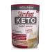 SlimFast Keto Meal Replacement Powder, Vanilla Cake Batter, Low Carb with Whey & Collagen Protein, 10 Servings Vanilla Cake Batter 10 Servings (Pack of 1)