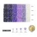 30,000 Pcs Jelly AB Flatback Rhinestones for Crafts - Dark Purple, Violets, Lavender - Multi-color Round Gems for Nail Art & Makeup - Buy Online on GoSupps.com
