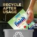Finish Ultimate All in One 0% Dishwasher Tablets 100's Unscented - 100 Count - Buy Online on GoSupps.com