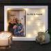 WOODEXPE Sympathy Gift 8" x 10" LED Memorial Shadow Box Memorial Gifts for Loss of Loved One (As I Sit in Heaven Picture Frame)