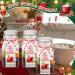 Maxdot Lot de 6 bouteilles de chocolat chaud de No l de 118 ml avec autocollants et corde pour chocolat truffe guimauve cadeaux de f te - Buy Online on GoSupps.com