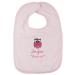 Wolimbo bibs with Velcro - pink - personalized - with the desired name/motif - embroidered - Babyl spars - for girls and boys with Velcro fastener - pink