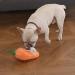 Amazon Basics Hide and Seek Squeaky Dog Plush Toy Rabbit and Carrot Orange and White 5 Count - Buy Online on GoSupps.com
