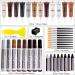 Wood Repair Kit for Furniture 12 Colors Wood Filler with 8 Colors Wood Repair Markers and Wax Sticks Sharpener Kit Scratch Cover Surface Restore-Set of 42 42 Pcs - Buy Online on GoSupps.com