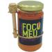 FOCU MEU Calabrian Hot Honey 250 gram ( 8.82 oz.) Glass Jar of Natural Italian Honey Infused with Crushed Calabrian Chili Peppers - This Premium Hot Honey is Made in Italy and is Perfect on Pizza Chicken Desserts - bundled with wood Honey Dipper stick