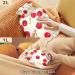NAANLE Polka Dot Cherry Berries Heat Bottle | 2L Transparent Hot Water Bottle for Pain Relief & Therapy Large Size for Bed & Hand/Foot Use - Buy Online on GoSupps.com