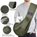 Buy Cuby Dog & Cat Carrier Sling - Breathable Lattice Tissue Green Travel Bag for Small Pets - Buy Online on GoSupps.com