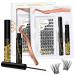 B&Q Eyelash Extension Kit B25 Lash Extension Kit 72Pcs Lash Clusters Individual Lashes Thin Band Cluster Lashes Kit Eyelash Clusters DIY Lash Kit with Tweezers and Lash Bond and Remover (Kit B25) D-8-16 MIX B 25-Kit