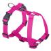 CHABA Guard dog harness medium -sized dogs Anti Zug & W rgen Dog dog with control classic step in adjustable dog base comfortable easy breast harness Dog harness running dishes l fuschia l pink