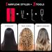 TYMO Airflow 2-in-1 Curling Iron & Hair Straightener | Ceramic Flat Iron Curler with Ionic Cool Air | Hair Waver for Short Hair | Dual Voltage | Matte Black - Buy Online on GoSupps.com