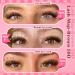 Buy Goddvenus Brown Eyelash Clusters - 320pcs Fluffy DIY Individual Lashes for Natural Wispy Look | 40D 50D D Curl Extensions - International Shipping Available - Buy Online on GoSupps.com