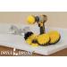 Drill Brush Power Scrubber Set for Bathroom Cleaning - Shower, Toilet, Tile & Floor Cleaner - Yellow - Buy Online on GoSupps.com