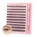 Poiuyoiu Individual eyelashes with bond and Seal eyelash glue eyelash extension set 30d mixed 8-16mm cluster lashes set 0.07d curl artificial eyelashes reusable for do-it-yourselfers at home 30-g
