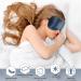 Premium 100% Mulberry Silk Sleep Mask - Adjustable Eye Mask for Men & Women | Soft Blackout Blindfold for Side Sleepers - Buy Online on GoSupps.com