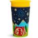 Munchkin  Miracle  360 Degree Glow in The Dark Sippy Cup - 9 Ounce - Camping Yellow