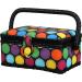 SINGER 07272 Polka Dot Small Sewing Basket with Sewing Kit - 1-Pack - Buy Online on GoSupps.com