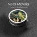 Portable Metal Pill Box | Oil Painting Old House Design | Mini 3-Compartment Travel Case for Small Pills - Buy Online on GoSupps.com
