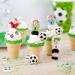 Buy G nthart Backdecor 12 Sugar Footballer & Footballs - Perfect Edible Cake Decoration for Football Events & Birthdays (21g) - Buy Online on GoSupps.com