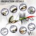 VMSIXVM Rooster Tail Fishing Lures - Bass Trout Salmon Pike Spinnerbaits - 12pcs 1/4oz Brass Blade Lure for Freshwater Saltwater Fishing - Buy Online on GoSupps.com