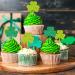 Whaline 120Pcs St Patrick's Day Cupcake Topper Glitter Green Shamrock Cupcake Picks Lucky Clover Food Picks for Irish Holiday Party Supplies Cake Decorations 120 Shamrock - Buy Online on GoSupps.com