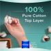 Always Pure Cotton Flexfoam Pads Size 4 Overnight Absorbency with Wings - 20 Count x 3 Packs - Buy Online on GoSupps.com