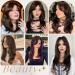 Kellynee Dark Brown Wig with Bangs - Medium Length Straight Layered Synthetic Wig for Women - Effortlessly Stylish for Daily Wear & Special Occasions - Buy Online on GoSupps.com