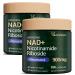 Premium NAD+ Supplement - Nicotinamide Riboside & Resveratrol 900mg Fast-Absorbing Cellular Renewal Capsules for Energy Anti-Aging & Brain Health Vegan Non-GMO 200 C 100 Count (Pack of 2)