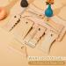 7-Piece Pottery Foot Shaper & Trimming Tools Bundle - Beech Wood Construction for Ceramics & Clay Molding - Buy Online on GoSupps.com