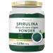 Spirulina Powder for Smoothies 2.2 lbs | Blue Green Algae | 8g Spirulina per Serving | Vegan, Non-GMO, Gluten Free Supplement | by Carlyle