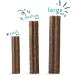 Buy Edgard & Cooper 56 Dental Sticks for Medium Dogs | Natural Eucalyptus & Apple Snacks | Fresh Breath Low Calories | 8-Pack - Buy Online on GoSupps.com