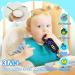 HOPEEYE Silicone Baby Teething Toys - TV Remote Control Design - BPA Free Chew Toys for Babies 6-12 Months (Black) - Buy Online on GoSupps.com