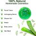 Canary Islands Fresh 100% Natural Aloe Vera Gel - 500 ml (17.6 fl oz) for DIY Cosmetics, Face & Body Care, Hair Repair, After Sun, Wax Aftercare - Moisturizer and Soothing Gel - Buy Online on GoSupps.com