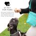 Ostfriesenpfoten Frieda Dog Treats - High-Quality Synthetic Leather Feeding Bag in Turquoise Size M - Easy Open Single-Handed Lock Gassitasche - Buy Online on GoSupps.com