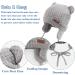 XIAOHAWANG Baby Earflap Beanie Hat - Soft Knit Boy Girl Infant Toddler Hats (Gray, 6-18 Months) - Buy Online on GoSupps.com