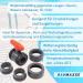PVC Ball Tap 50mm | 1 1/2 Inch Shut-Off Tap for Adhesive Muffles & Fittings | 2-Way Connector for Pool & Pond Construction | BM_116 50mm - Buy Online on GoSupps.com