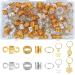 180 PCS Hair Jewelry for Braids  Hair Loc Dreadlocks Jewelry Accessories for Braids  Hair Braid Cuffs Rings Clips Beads Pendants Charms Decoration for Girls Women Hair Decorations
