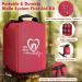 Pasenhome Comprehensive First Aid Kit - Trauma Kit with Labelled Compartments | Emergency Survival Bag for Home, Car, Camping, Travel, Office | Molle System, Red - Buy Online on GoSupps.com