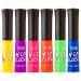 UV Glow Blacklight Lip Gloss - 6 Color Variety Pack 3.7g - Day or Night Stage Clubbing or Costume Makeup by Splashes & Spills